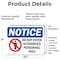 Signmission Do Not Enter Authorized Personnel Only OSHA Notice Sign, Vinyl Decal, 10in W x 7in L, 2PK OS-2PACK-NS-D-710-L-15434 - alternate 5